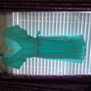 Mint green dress